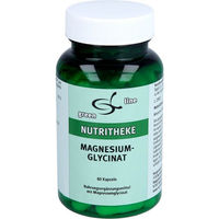 Produktbild von 11 A Nutritheke Magnesiumbisglycinat Kapseln 60 Stück vegan laktosefrei glutenfrei ohne Zusatzstoffe