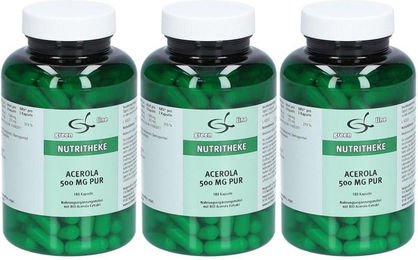 11A Nutritheke Acerola Kapseln Bio vegan glutenfrei laktosefrei 180 Stück – Bild 1 von 1