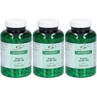Produktbild von 11A Nutritheke Acerola Kapseln Bio vegan glutenfrei laktosefrei 180 Stück