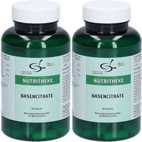 Produktbild von 11A nutritheke Basencitrate Mineralstoff-Komplex Kapseln vegan glutenfrei laktosefrei ohne Gelatine 180 Stück