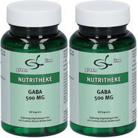 Produktbild von 11A Nutritheke GABA 500 mg Kapseln vegan laktosefrei und glutenfrei 120 Stück
