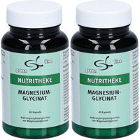 Produktbild von 11A Nutritheke Magnesiumbisglycinat Kapseln vegan laktosefrei und glutenfrei 120 Stück