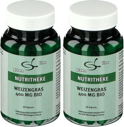11A Nutritheke Weizengras 400 mg Bio Kapseln vegan glutenfrei laktosefrei – Bild 1 von 1