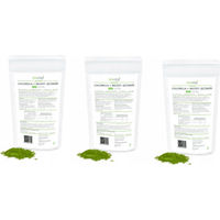 Produktbild von 3X Chlorella und Junge Gerste Bioalgen Superfood-Mischung Pulver in Bio-Qualität