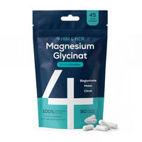 Produktbild von 4 HIM & HER Magnesium Bisglycinat Komplex 250 mg mit Vitamin B6 vegan 90 Kapseln