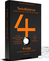 4HIM TestoBalance Tabletten mit L-Arginin für Männer 60 Stück – Bild 1 von 1