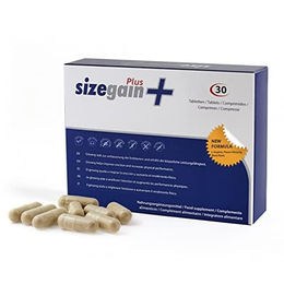500Cosmetics SizeGain Plus Maca Kapseln vegan und glutenfrei – Bild 1 von 5