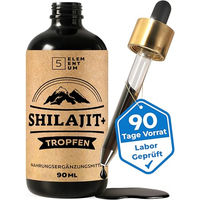 Produktbild von 5Elementum Himalaya Shilajit Mumijo Tropfen – 90 ml – Vegan & Ohne Zusatzstoffe