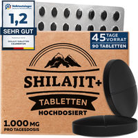 Produktbild von 5Elementum Mumijo Shilajit Tabletten hochdosiert ohne Zusatzstoffe 90 Stück