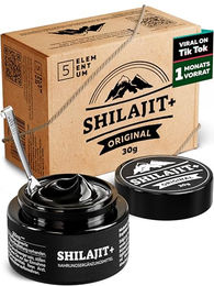 5Elementum Shilajit Himalaya Harz mit Triphala 30g hochdosiert mit 82% Fulvinsäure und ohne Zusatzstoffe – Bild 1 von 5