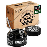 Produktbild von 5Elementum Shilajit Himalaya Harz mit Triphala 30g hochdosiert mit 82% Fulvinsäure und ohne Zusatzstoffe