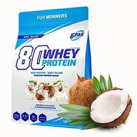 Produktbild von 6PAK Nutrition 80 Whey Protein Molkenproteinkonzentrat Kokosnuss 908 g Pulver