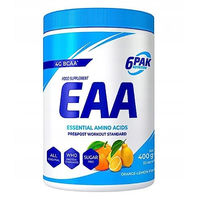 Produktbild von 6PAK Nutrition EAA Essentielle Aminosäuren Pulver Orange-Zitrone 400g