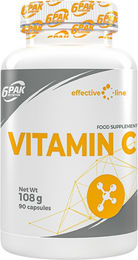 6PAK Nutrition Vitamin C 1000 mg Ascorbinsäure Kapseln für Sportler – Bild 1 von 1
