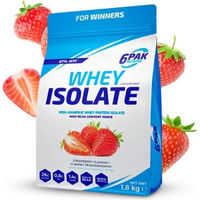 Produktbild von 6PAK Nutrition Whey Isolate Pulver Erdbeere 1,8 kg