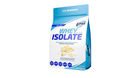6PAK Nutrition Whey Isolate Pulver White Chocolate 1800g – Bild 1 von 2
