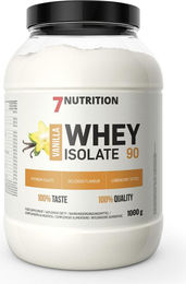 7Nutrition Whey Isolate 90 Protein Pulver Vanille 1 kg ohne Zusatzstoffe – Bild 1 von 1