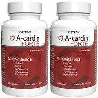 Produktbild von A-Cardin Forte Kapseln vegan mit Vitaminen und Mineralien 120 Stück