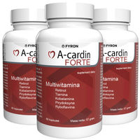 Produktbild von A-Cardin Forte Mineralstoff-Komplex Kapseln vegan 180 Stück