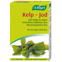 Produktbild von A.Vogel Kelp Jod Tabletten mit Braunalge vegan vegetarisch glutenfrei laktosefrei 120 Stück