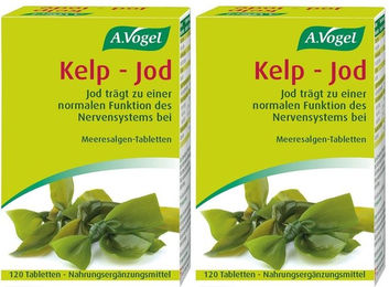A.Vogel Kelp-Jod Tabletten mit Braunalge vegan vegetarisch glutenfrei laktosefrei 240 Stück – Bild 1 von 1