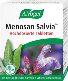 A.Vogel Menosan Salvia Tabletten mit Salbei Extrakt vegan laktosefrei glutenfrei 30 Stück – Bild 1 von 6