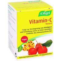 Produktbild von A.Vogel Vitamin C Lutschtabletten mit Acerola und Hagebutte, vegan, laktosefrei und glutenfrei, 40 Stück