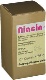 Aalborg-Pharma Niacin Kapseln 120 Stück – Bild 1 von 2