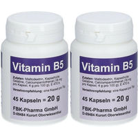 Produktbild von Aalborg-Pharma Vitamin B5 Pantothensäure Kapseln