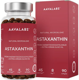 Aavalabs Astaxanthin 8 mg Kapseln vegan und glutenfrei – Bild 1 von 3