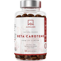 Produktbild von Aavalabs Beta Carotin mit Vitamin A Kapseln 180 Stück