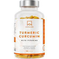 Produktbild von Aavalabs Curcumin mit Piperin Extrakt vegan Kapseln 180 Stück