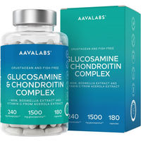 Produktbild von Aavalabs Glucosamin Boswellia MSM Kapseln glutenfrei 180 Kapseln