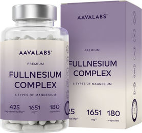 Aavalabs Magnesium Komplex vegan und glutenfrei 180 Kapseln – Bild 1 von 2