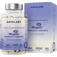 Produktbild von Aavalabs Magnesium L-Threonat mit Zink und Vitamin B5/B6 Kapseln vegan und glutenfrei