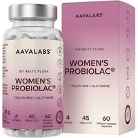 Produktbild von Aavalabs Probiotika für Frauen 45 Mrd. KBE Kapseln glutenfrei und laktosefrei