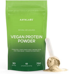 Aavalabs Veganes Mehrkomponenten Eiweißpulver Neutral 750 g Zuckerfrei und Glutenfrei – Bild 1 von 3
