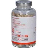 Produktbild von AAVALABS Vitamin C Kapseln mit natürlichem Acerola und Hagebutte vegan 180 Stück für Erwachsene