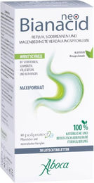 Aboca NeoBianacid Lutschtabletten Minzgeschmack vegan laktosefrei glutenfrei 70 Stück – Bild 1 von 2