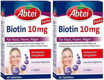 Abtei Biotin 10 mg Tabletten 60 Stück – Bild 1 von 1