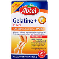 Produktbild von Abtei Gelatine Plus mit Vitamin C Ascorbinsäure Pulver 400 g