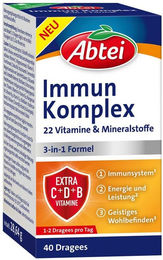 Abtei Immun Komplex Tabletten vegan glutenfrei laktosefrei für Erwachsene – Bild 1 von 2