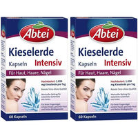 Produktbild von Abtei Kieselerde Intensiv Kapseln laktosefrei und glutenfrei 120 Stück