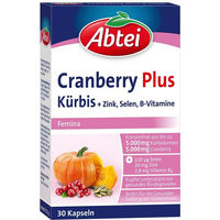 Produktbild von Abtei Kürbis Plus Cranberry Kapseln mit Kräuter-Komplex 30 Stück