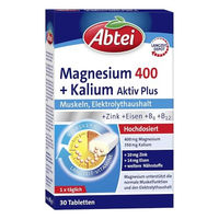 Produktbild von Abtei Magnesium 400 mg mit Kalium Tabletten 30 Stück