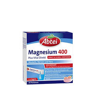 Produktbild von Abtei Magnesium 400 Plus Vital Direkt Magnesiumpulver 20 Sachets