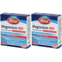 Produktbild von Abtei Magnesium 400 Plus Vital Magnesiumoxid Pulver für Erwachsene und Kinder
