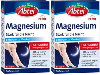 Abtei Magnesium 400 Tabletten für Erwachsene und Kinder – Bild 1 von 1