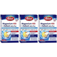 Produktbild von Abtei Magnesium 400 und Kalium Aktiv Plus Tabletten für Sportler und Erwachsene