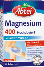 Abtei Magnesium hochdosiert 30 Tabletten – Bild 1 von 1